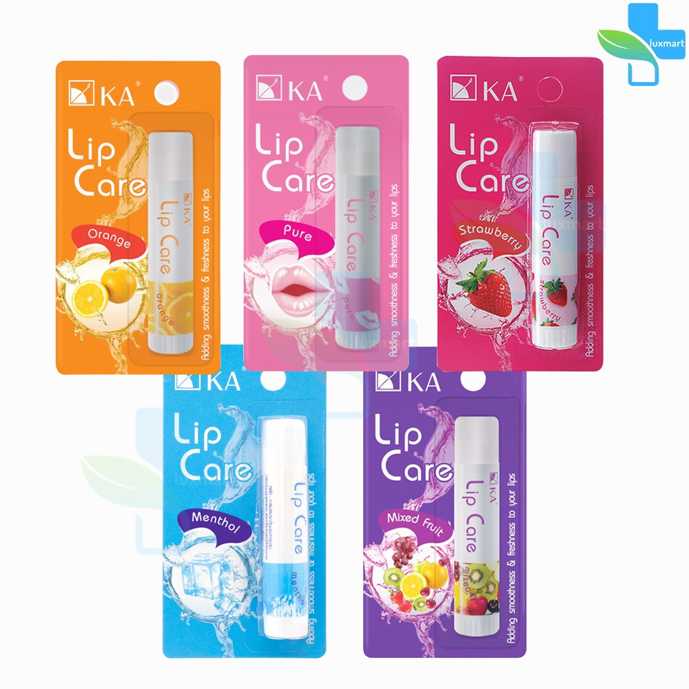 KA Lip Care เคเอ ลิปแคร์ ทุกกลิ่น ขนาด 3.5 กรัม (1 แท่ง) DD 720X