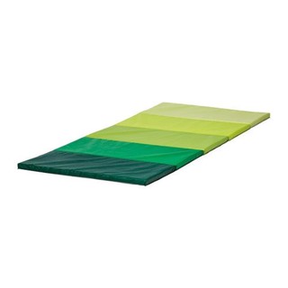 PLUFSIG เสื่อ,แผ่นรองเล่น Folding gym mat 78*185 cm (เขียว)