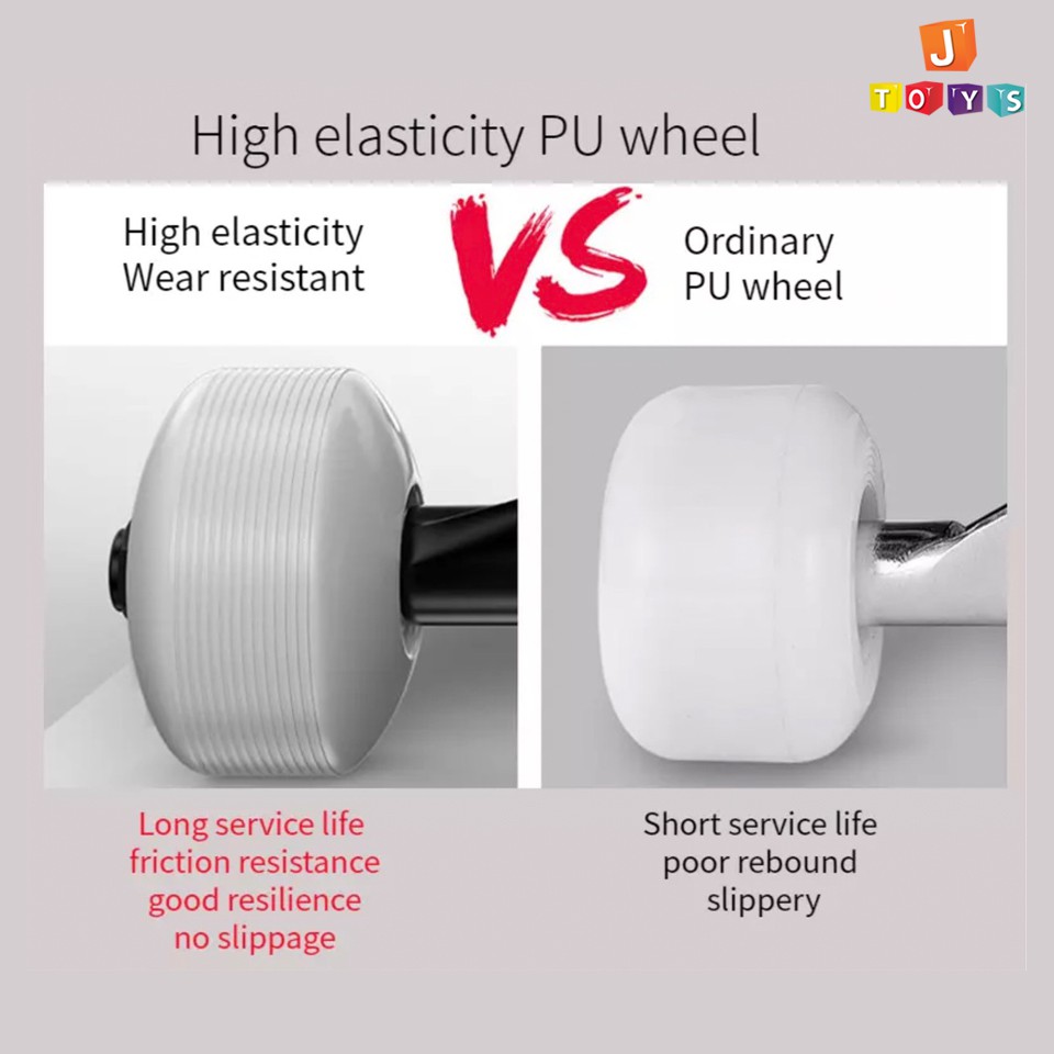 สเก็ตบอร์ด Skateboard skateboards สำหรับผู้ใหญ่และเด็กโต ล้อยาง PU 52 MM เเถมกระเป๋า (รุ่นAD) 1 - รูปที่ 3