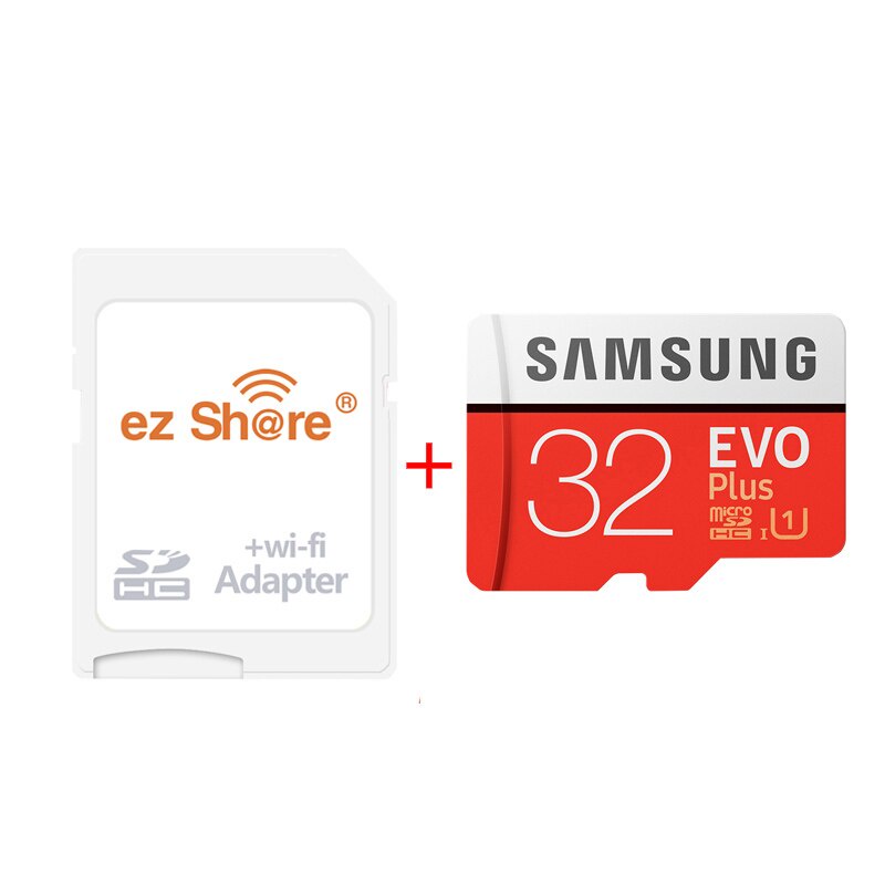 SAMSUNG Micro SD card Class 10 with Wireless ez share wifi adapter 32GB