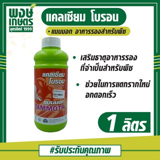 MAMMOTH  Calcium Boron  แมมมอธ แคลเซียม โบรอน 1 ลิตร  ช่วยการเจริญเติบโตของพืชให้ผลผลิตดี มีคุณภาพ พงษ์เกษตรอุตรดิตถ์