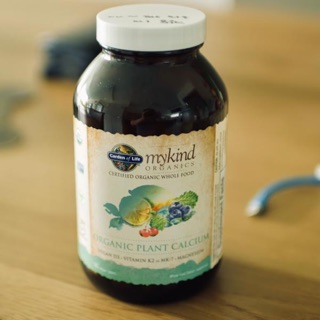 💥พร้อมส่ง 💥🇺🇸 Garden of Life, MyKind Organics, Organic Plant Calcium, 180 Vegan Tablets