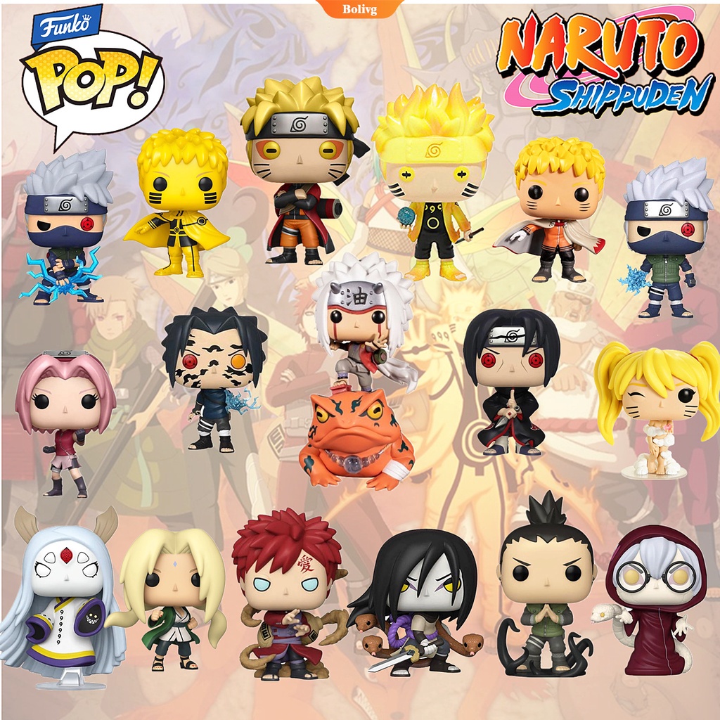 Funko Pop ! Naruto Shippuden Uzumaki Naruto Kakashi Sasuke Jiraiya