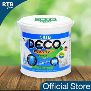 RTB Paint (ชนิดเนียน)Deco Paint สีทาอาคารภายใน 1 gal.