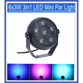 Mini 36W Dj Laser Disco Ball Stage Light 6 Led Rgb Wash Effect Portable Stage Par Light Auto Sound Activation Indoor Dis