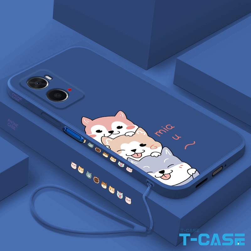 เคส Oppo A96 เคส Oppo A76 เคส Oppo A57 2022 Silicone Soft Case Lovely dog Case TGG