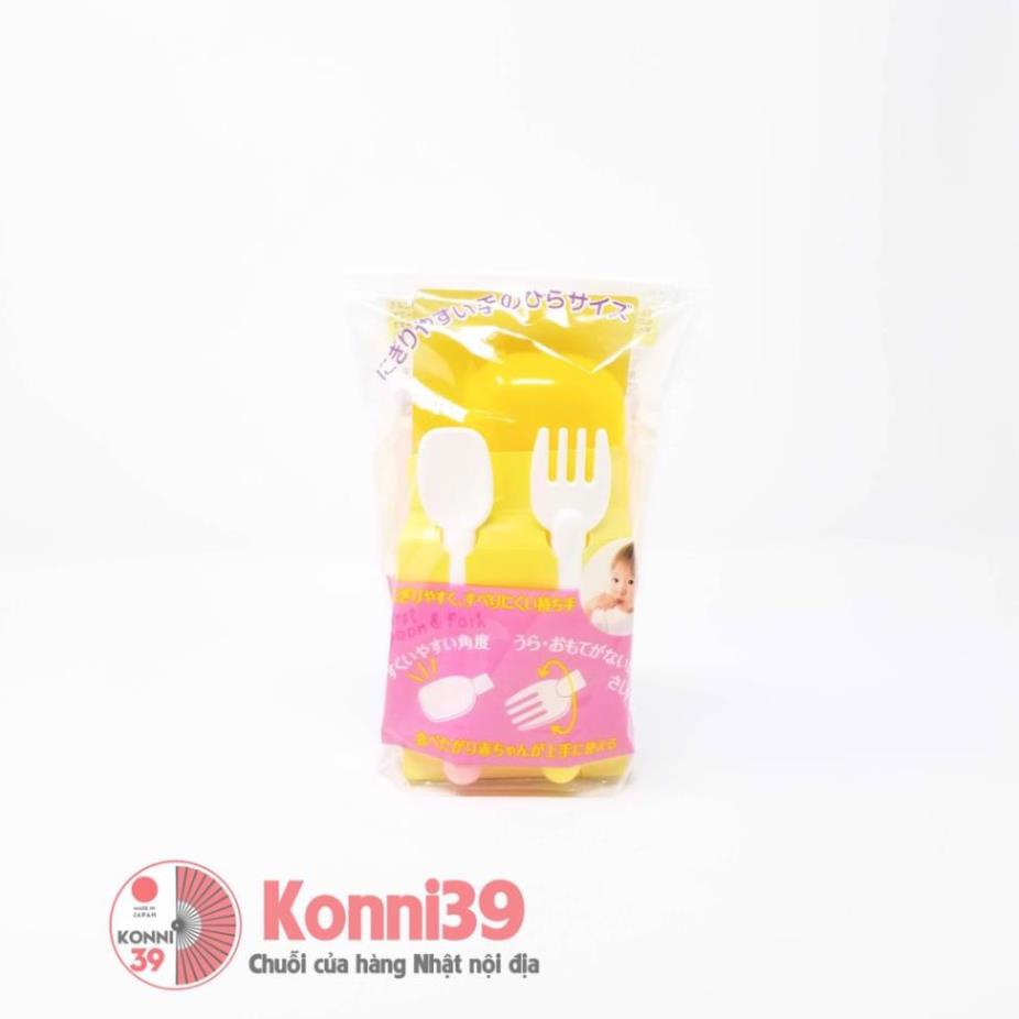 PIEGON FORK SET FOR BABYS FROM 12 MONTHS OLD พร้อมที่ใส่ช้อนและส้อมพลาสติก ทําจากพลาสติกคุณภาพสูง ทน