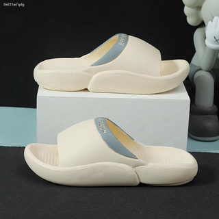 รองเท้าแตะslippers☑กันลื่น ไม่เหม็น เท้า อุจจาระ รองเท้าแตะ บ้านใหม่ของผู้ชาย พื้นหนา สวมใส่นอกฤดูร้อน รองเท้าแตะกลางแจ้