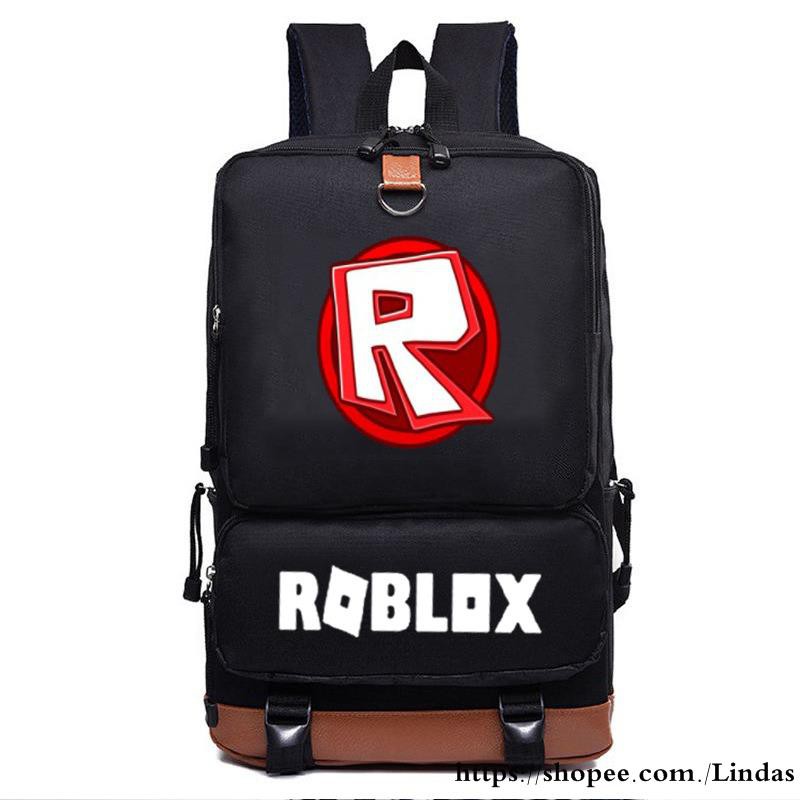 Roblox Game Peripheral กระเปาเปสะพายหลงสำหรบผชายผหญง - black adidas original bag roblox