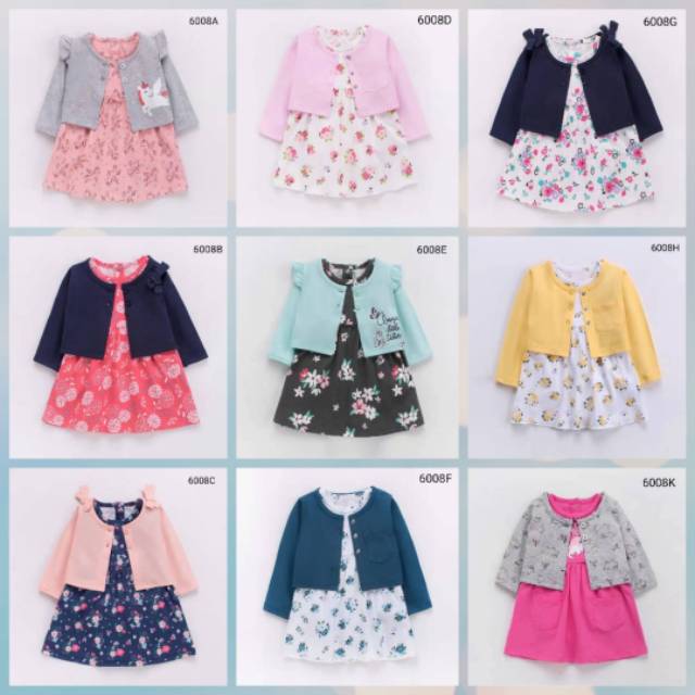 2in1 ชุดจัมเปอร์ + ชุดคาร์ดิแกน 6008A/6008B/6008C/6008D/6008E/6008F/6008G/6008H/6008K