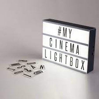 กล่องไฟ ตัวอักษร LED Cinematic Lightbox ขนาด A4 90 ตัวอักษรรุ่น15-Sep-J1