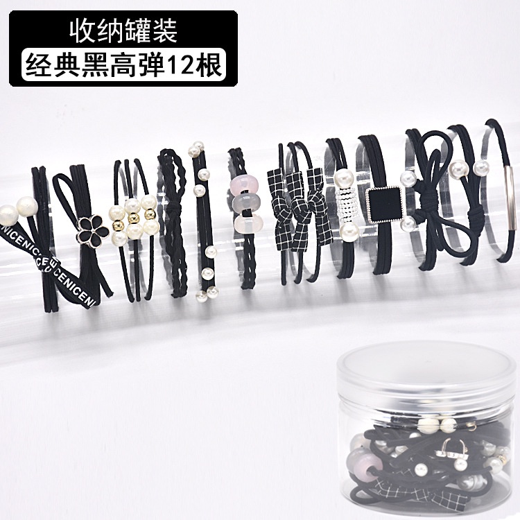 ชุดยางรัดผม ยางรัดผม สไตล์เกาหลี สําหรับผู้ใหญ่ - รูปที่ 5