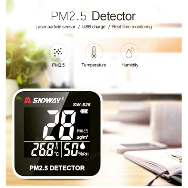 เครื่องวัดปริมาณฝุ่น PM2.5 Detector SNDway