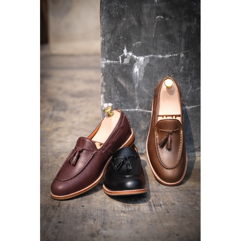 tassel loafer - gentle (รองเท้าหนังวัวแท้)