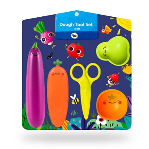 Joan Miro อุปกรณ์โดว์ ของเล่นโดว์ Dough Tool Set 5 pcs ของเล่นเสริมพัฒนาการเด็กวัย 2-3 ขวบขึ้นไป