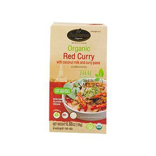 Sutharos Organic Red Curry สุธารสแกงเผ็ดอินทรีย์