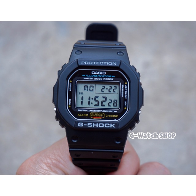 [หมดครับ รอของเข้าครับ] CASIO G-SHOCK เหลี่ยมดำ รุ่นคลาสสิค" DW-5600E-1V, DW-5600E, DW-5600E-1