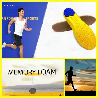 แผ่นรองรองเท้าEVA+Memory Foam(ไซส์ตัดตามเบอร์ได้)สำหรับชีวิตประจำวันและเล่นกีฬา