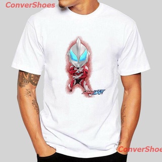 เสื้อยืดผ้าฝ้าย เสื้อยืดยอดนิยม เสื้อยืดแขนสั้นลําลองลายการ์ตูนอนิเมะ Ultraman Altma สําหรับผู้ชาย Popular T-shirts