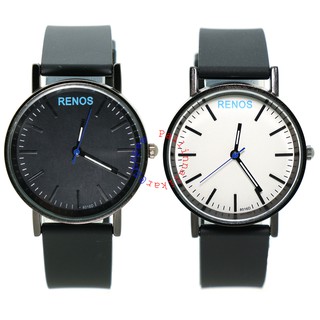 RENOS Watch (Sport) นาฬิกาข้อมือผู้หญิงวัยรุ่นและเด็ก (7+) ทรงกลม ขนาด 30 MM สายยาง ระบบเข็ม