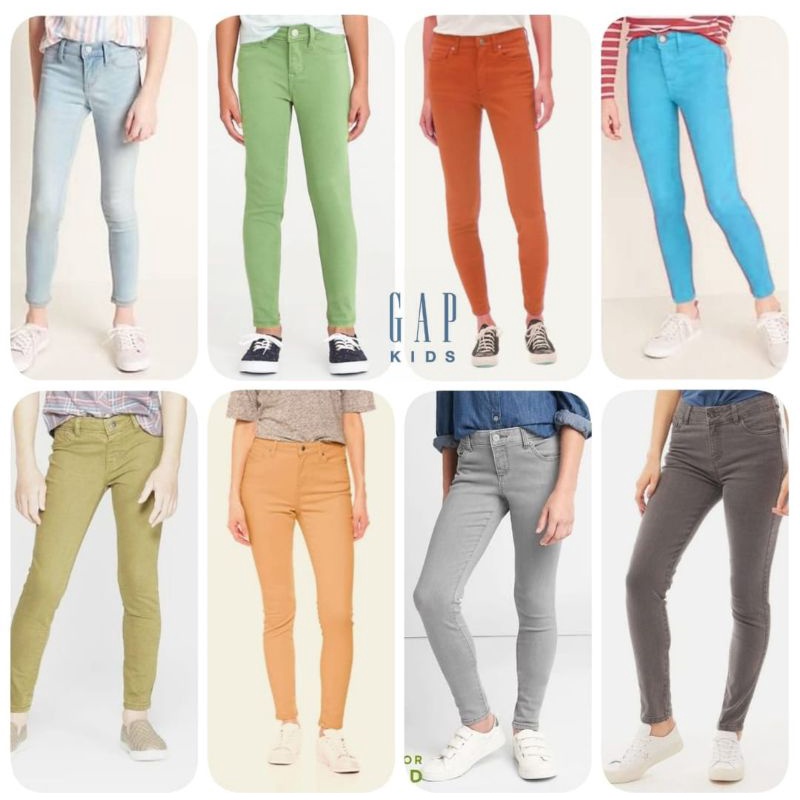 กางเกงยีน สําหรับเด็กผู้ชาย และเด็กผู้หญิง (2y 3y 4y 5y 6y 7y 8y 10y 12y 14y)