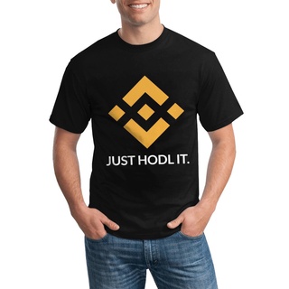 เสื้อตราหานคู่ - ที่กําหนดเองสบาย ๆ ด้านบนเสื้อยืดเสื้อ Binance เหรียญ Bnb เหรียญเพียงแค่ถือมันสีต่