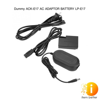 Dummy Battery ACK-E17 AC Adapter Battery LP-E17 for Canon EOS M3 M5 M6