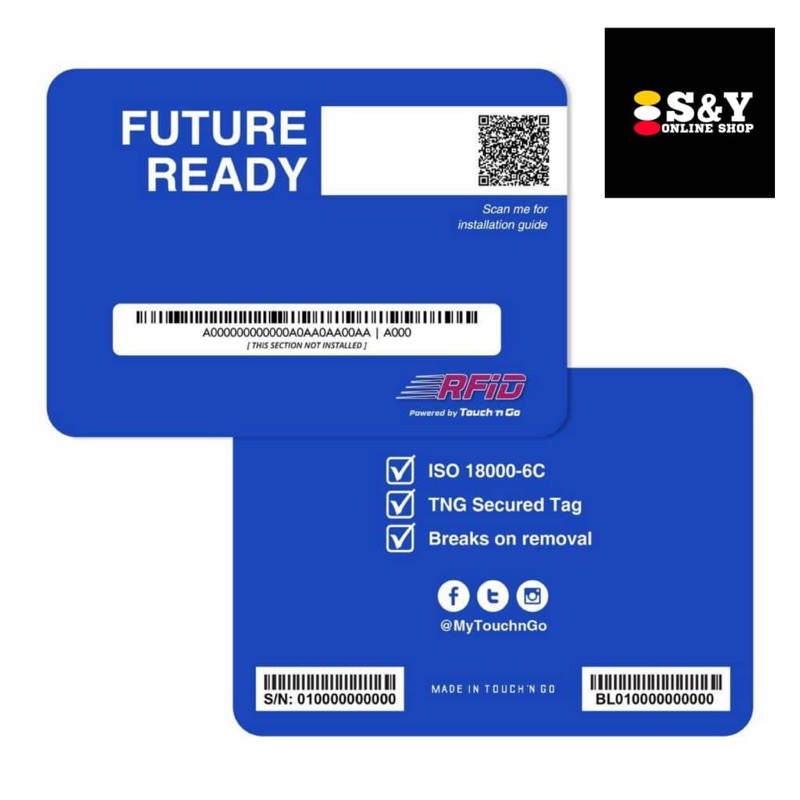 Touch N Go Self-Fitment (DIY) RFID TAG