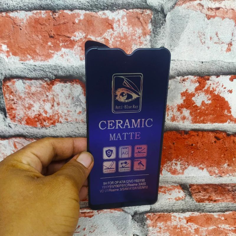 กระจกนิรภัยเต็มรูปแบบสําหรับ Samsung Galaxy M10 SM-M105G SM-M105 Tg เซรามิค M105 M105G