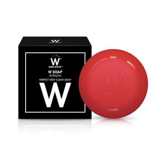 W SOAP Wink White สบู่ดับเบิ้ลยู   1  ก้อน