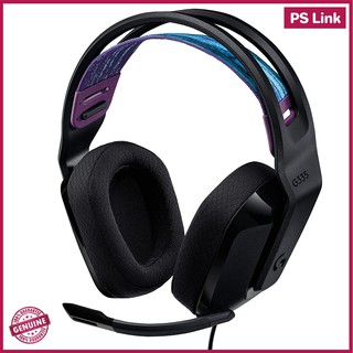 Logitech G335 Wired Gaming Headset ชุดหูฟังเกมมิ่ง เบาและสบาย แถบคาดศีรษะกันกระเทือน (981-000979)