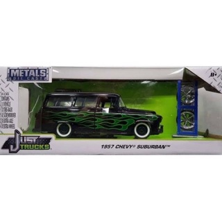 1:24 1957 Chevy Suburban + ชุดเปลี่ยนล้อ [Jada]