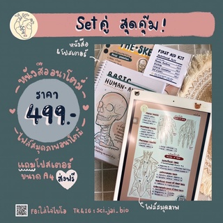 01 [set คู่] สุดคุ้ม! ไฟล์ภาพ anatomy laboratory และหนังสือ basic human anatomy