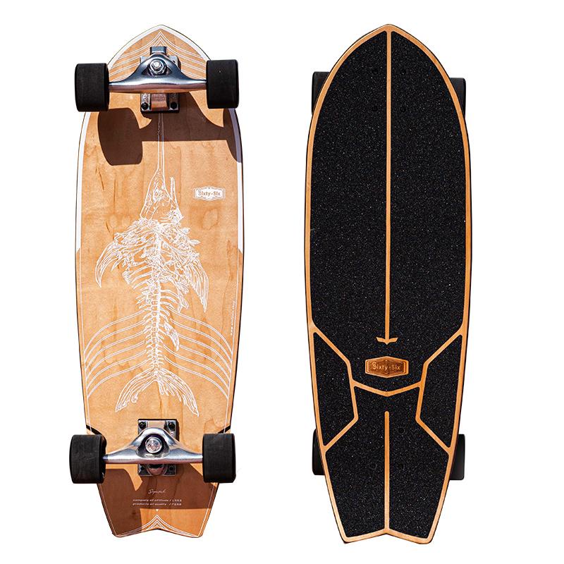 Sixty six surfskate/ เซิร์ฟสเก็ตซิกตี้ซิก สเก็ตบอร์ด เซิร์ฟสเก็ต Surfskate Skateboard พร้อมส่ง