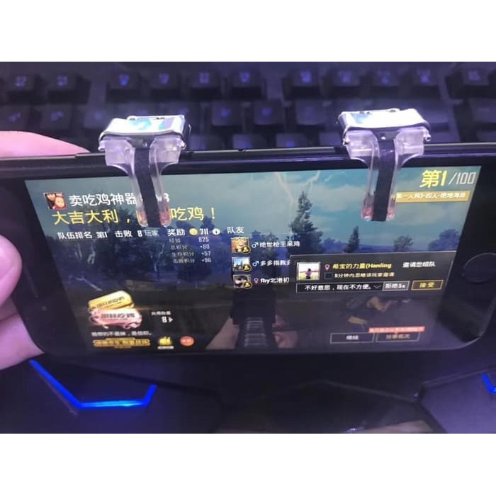 จอยสติ๊ก PUBG L1 R1 L1R1 คอนโซลจอยสติ๊กทริกเกอร์เกมประเภท T11 ปุ่มไฟ