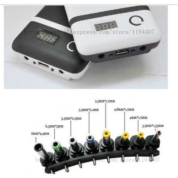 3.6V 5V 6V 9V 12V 15V 16V 19V 21V output mobile notebook power bank box 18650 battery case section 6