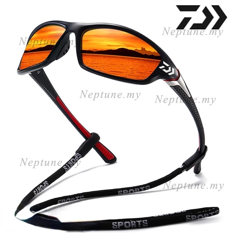 Daiwa แว่นตากันแดดตกปลาโพลาไรซ์ขับรถ Shades ชายแว่นตากันแดดเดินป่าตกปลาคลาสสิกแว่นตากันแดด UV400