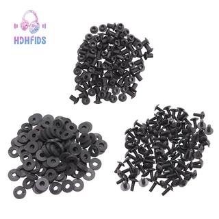 100Pcs Tek Lok Screw Set Chicago Screw Comes with Washer for DIY Kydex Sheath Hand Tool Parts