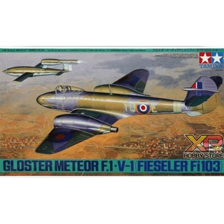 [Tamiya] 1/48 : Gloster Meteor F1 w/ V-1 (Fieseler Fi103) (TA 61065)