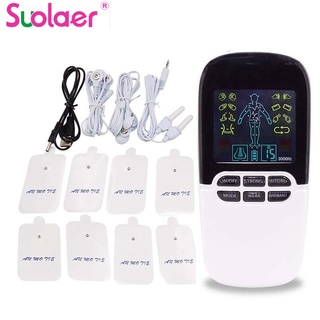 Suolaer เครื่องกระตุ้นกล้ามเนื้อแบบ Dual-Output Tens เครื่องนวดฝังเข็ม EMS / Abs Massager Health Care