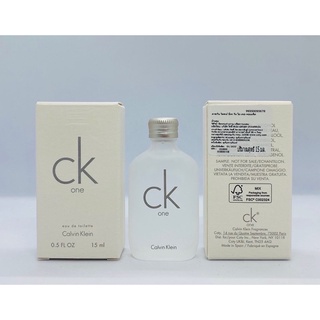 CALVIN KLEIN CK ONE EDT 15 ml