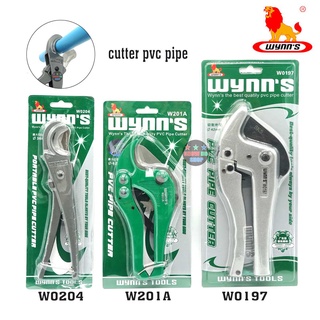 กรรไกรตัดท่อพีวีซี WYNNS มี 3 รุ่น W0197 W201A ขนาด 42 มิล  W0204  ขนาด 36มิล LION คีมตัดท่อ PVC คัตเตอร์ เลื่อยตัดPCV