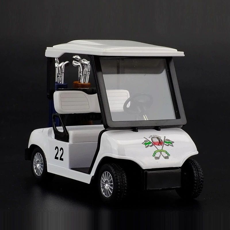 โมเดลรถ Golf รถกอล์ฟ กดลาน Scale 1:36 ของสะสม golf ใช้ แต่งเค้ก ได้