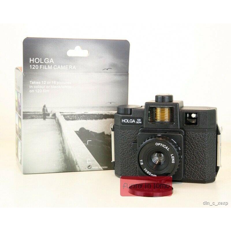 Holga 120gcfn / Gcfn With 120 Medium Format Film Camera Black Lomo Brand New - Film Cameras -