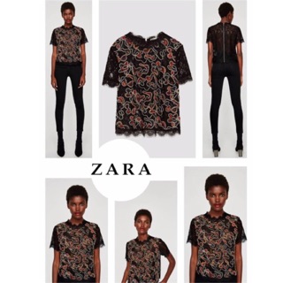 Zara งานลูกไม้