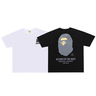 เสื้อยืดโอเวอร์ไซส์เสื้อยืดแขนสั้น ผ้าฝ้าย พิมพ์ลาย Bape แฟชั่นสําหรับผู้ชาย และผู้หญิงS-3XL