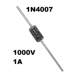 (20ชิ้น) ไดโอด 1N4007 1000V 1A Silicon Rectifiers Diode