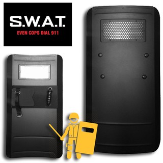 SWAT SHIELD โล่เหล็ก โล่โลหะ โล่ตำรวจ Police ทหาร Soldier ปราบจลาจล