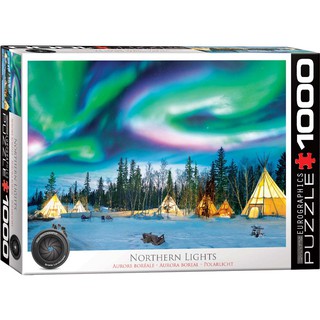 NORTHERN LIGHTS, YELLOWKNIFE - จิ๊กซอว์ 1000 pc PUZZLES EUROGRAPHICS