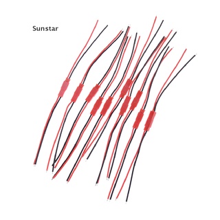 [Sunstar] 10Pair 2 Pin JST 100mm Pitch 2.54mm Male and Female Wire Connector Plug Cable Hot Sell